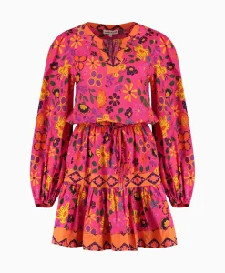 Harper & Yve Mini Jurk Max-Dr Roze