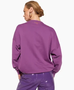 Harper & Yve Pullover Logo-Sw Paars