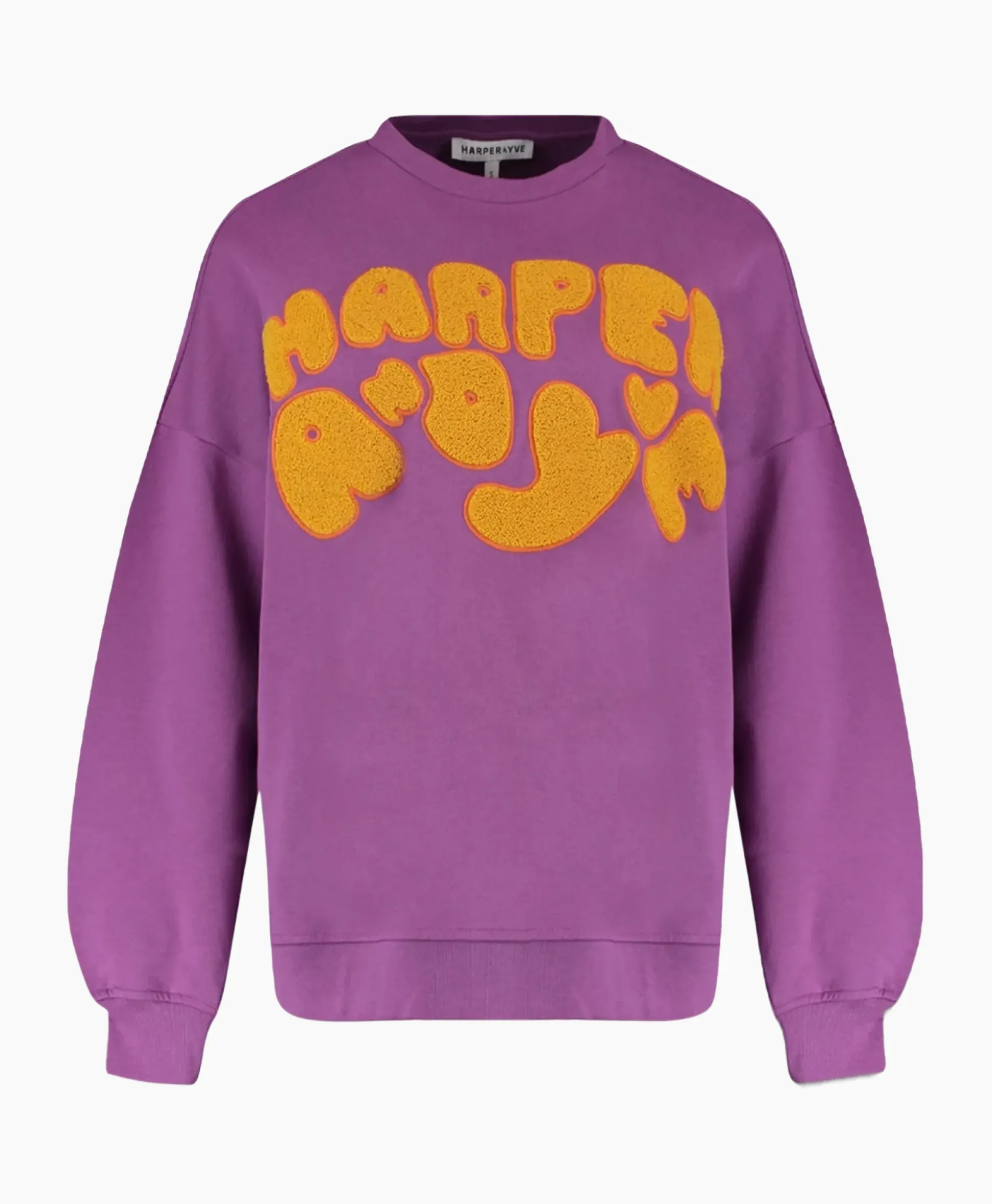 Harper & Yve Pullover Logo-Sw Paars