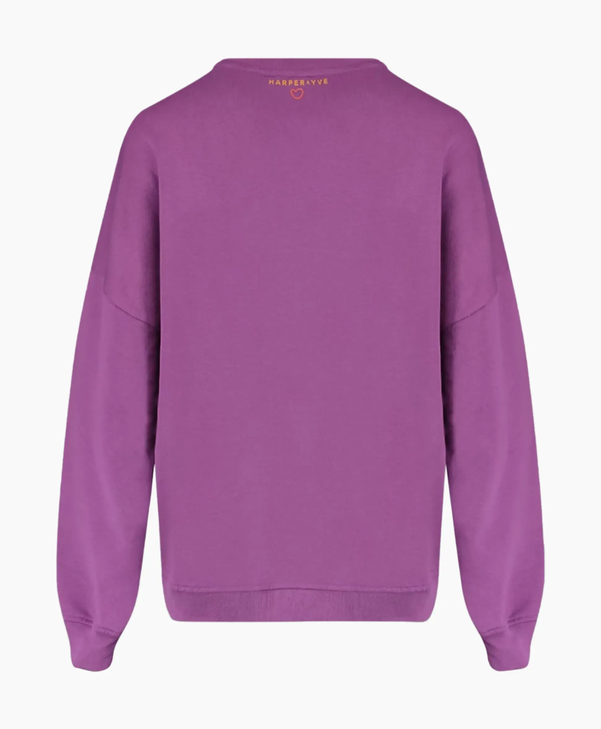 Harper & Yve Pullover Logo-Sw Paars