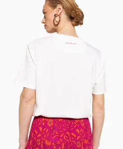 Harper & Yve T-Shirt Korte Mouw Smiley-Ss Off White