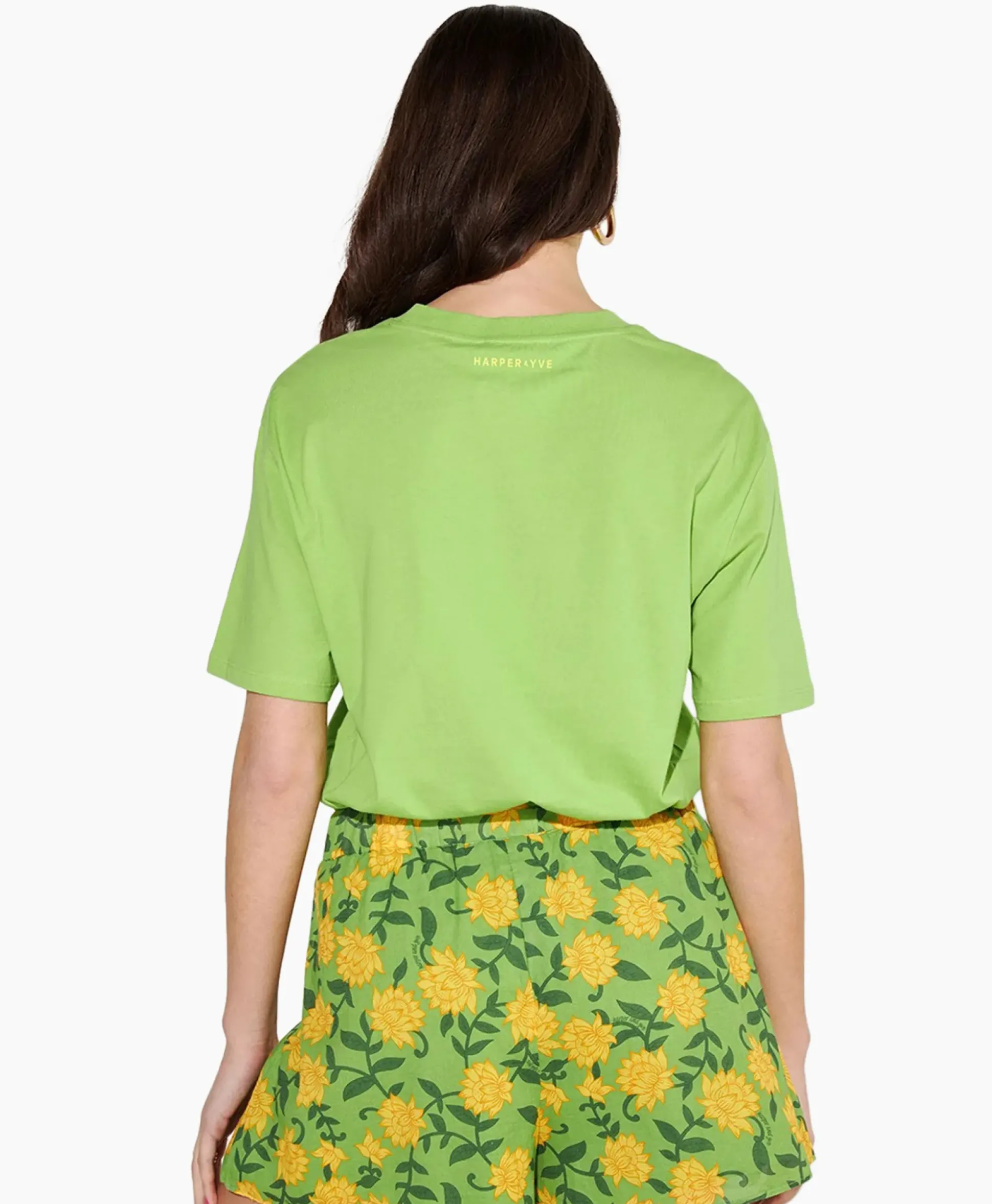 Harper & Yve T-Shirt Korte Mouw Followthesun-Ss Groen