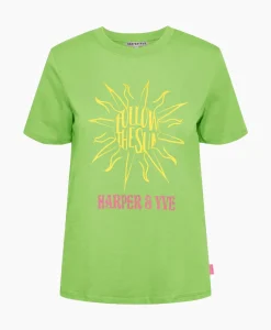 Harper & Yve T-Shirt Korte Mouw Followthesun-Ss Groen