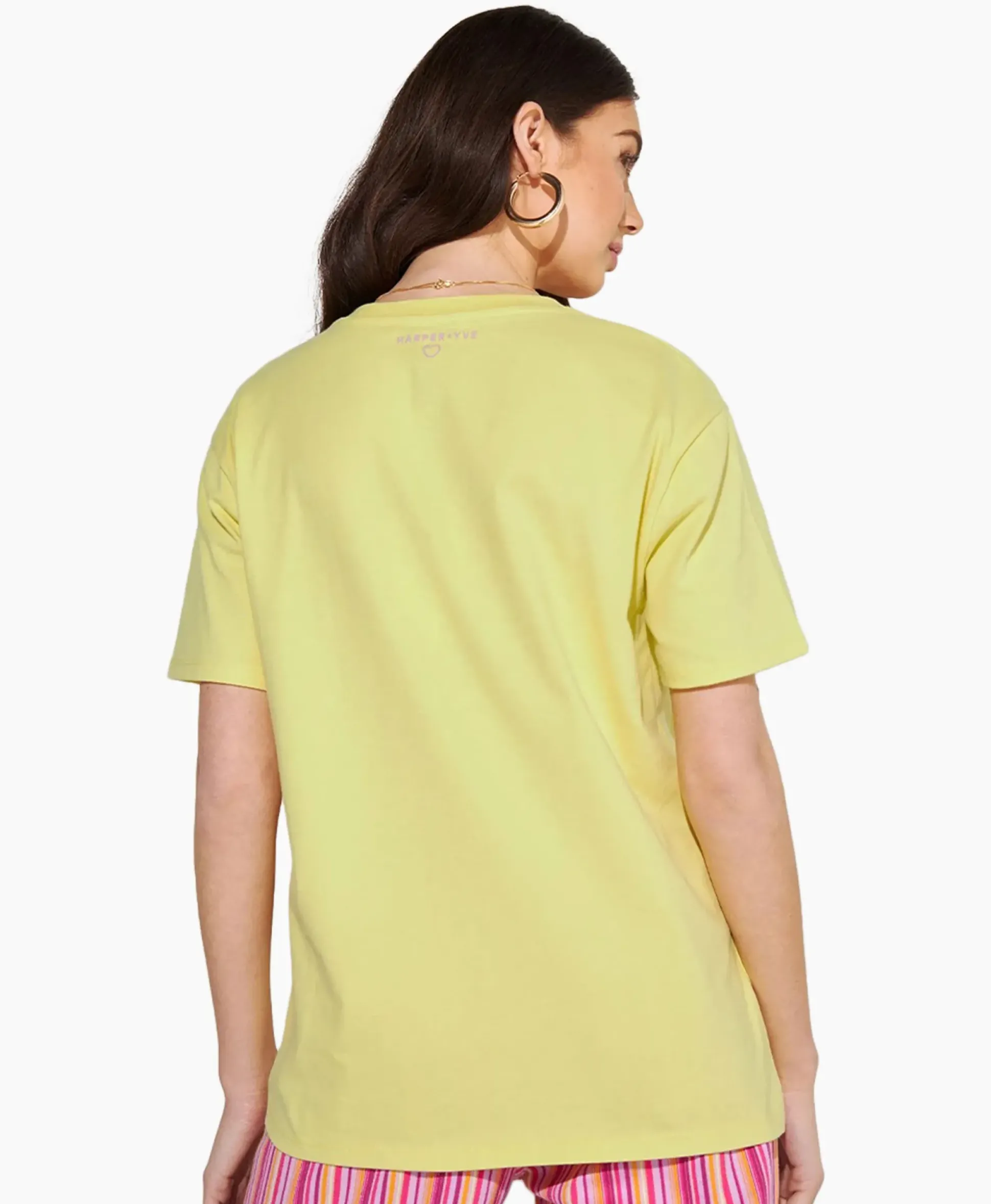 Harper & Yve T-Shirt Korte Mouw Logo-Ss Licht Groen
