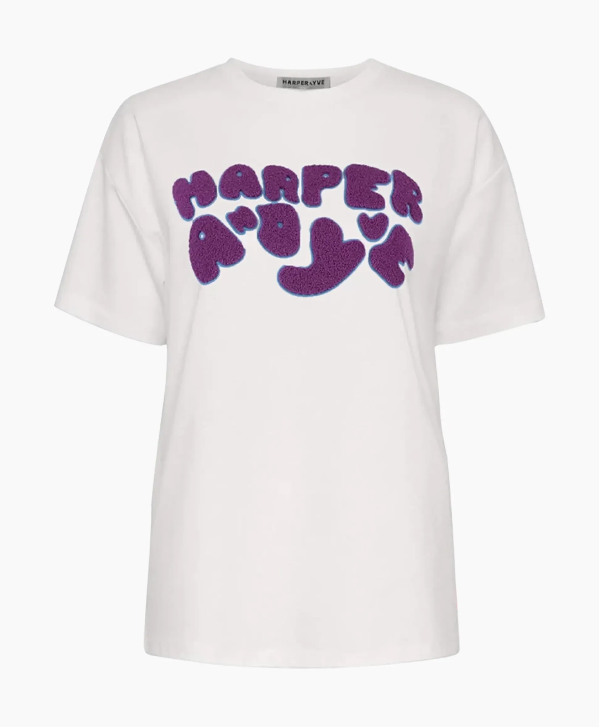 Harper & Yve T-Shirt Korte Mouw Logo-Ss Off White
