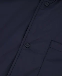 Herno Jack Camicia In Nuage Imbottito E Mag Donker Blauw