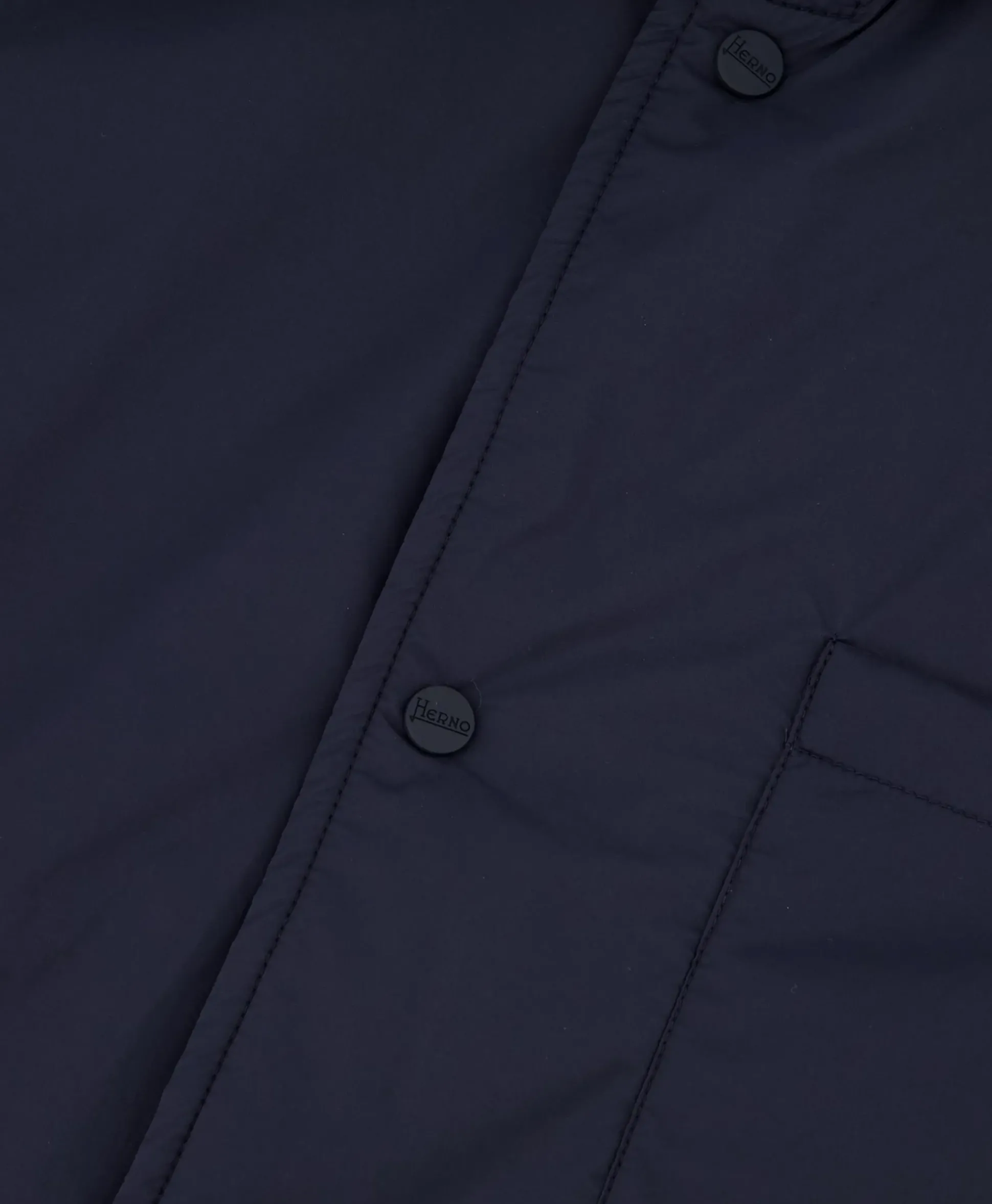 Herno Jack Camicia In Nuage Imbottito E Mag Donker Blauw