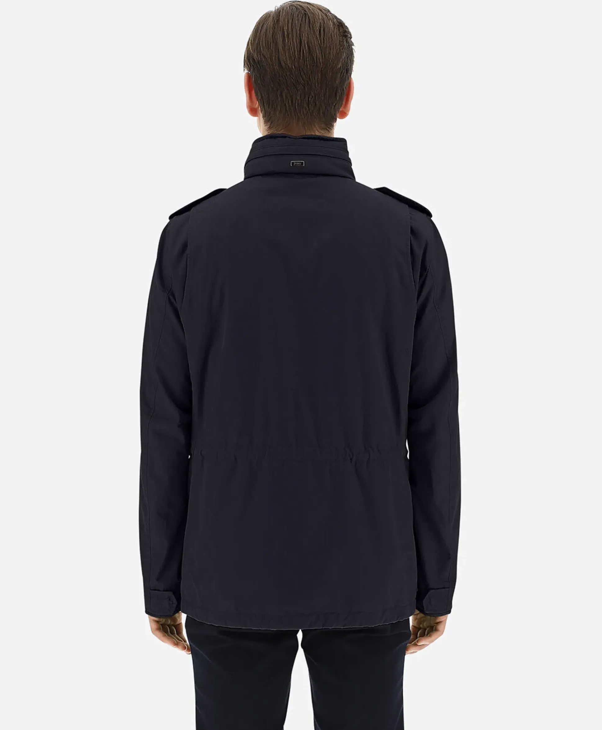 Herno Jack Field Capo Lavato Blauw
