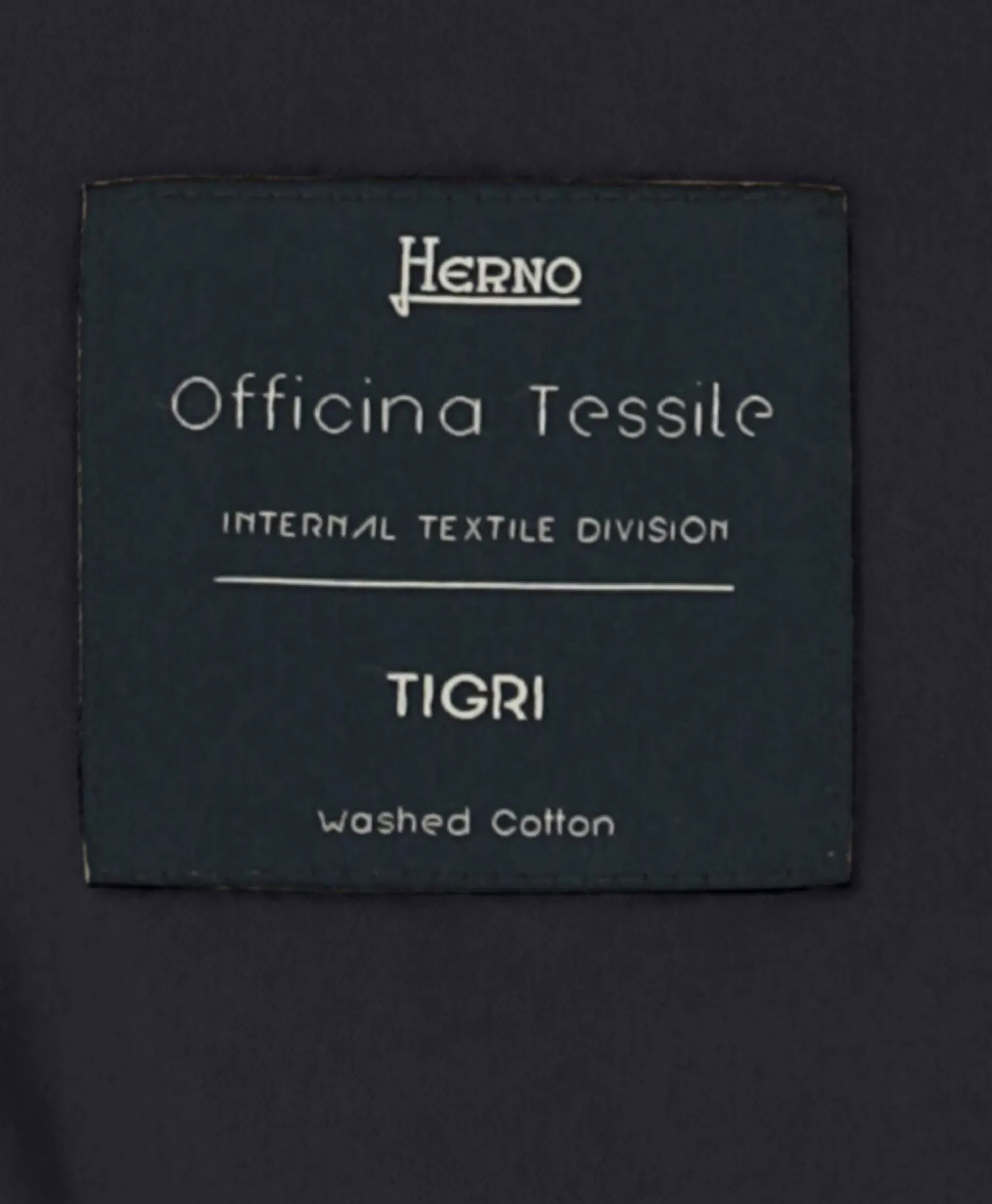 Herno Jack Field Capo Lavato Blauw
