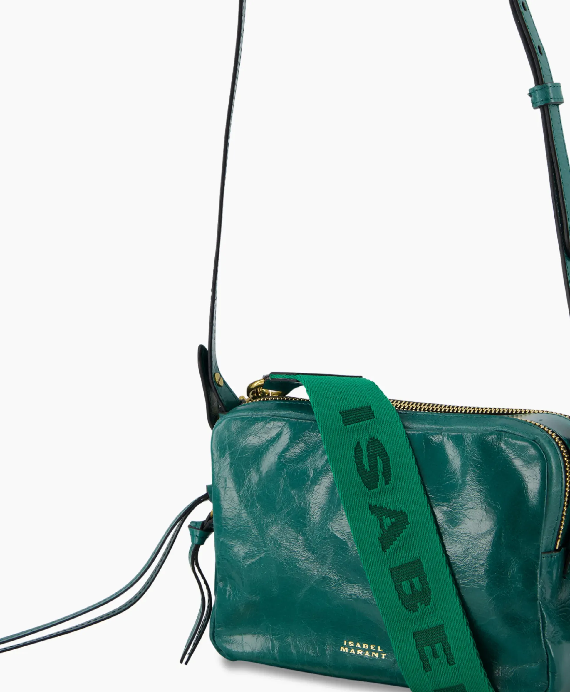 Isabel Marant Crossbody Tas Wardy Camera-Gb Groen