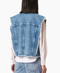Isabel Marant Gilet Tyra-Ga Blauw