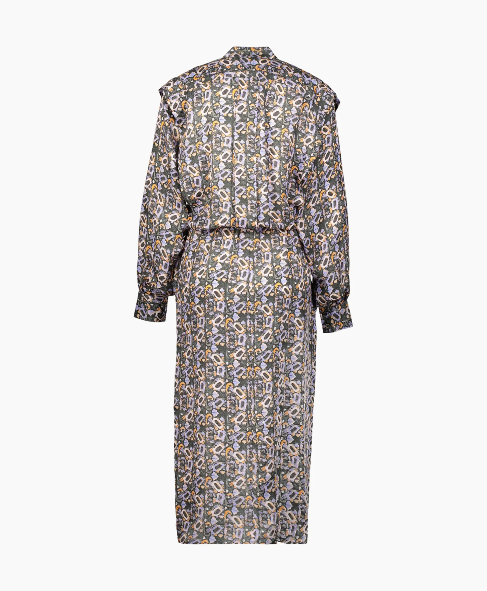 Isabel Marant Midi Jurk Lokeya-Gb Zwart