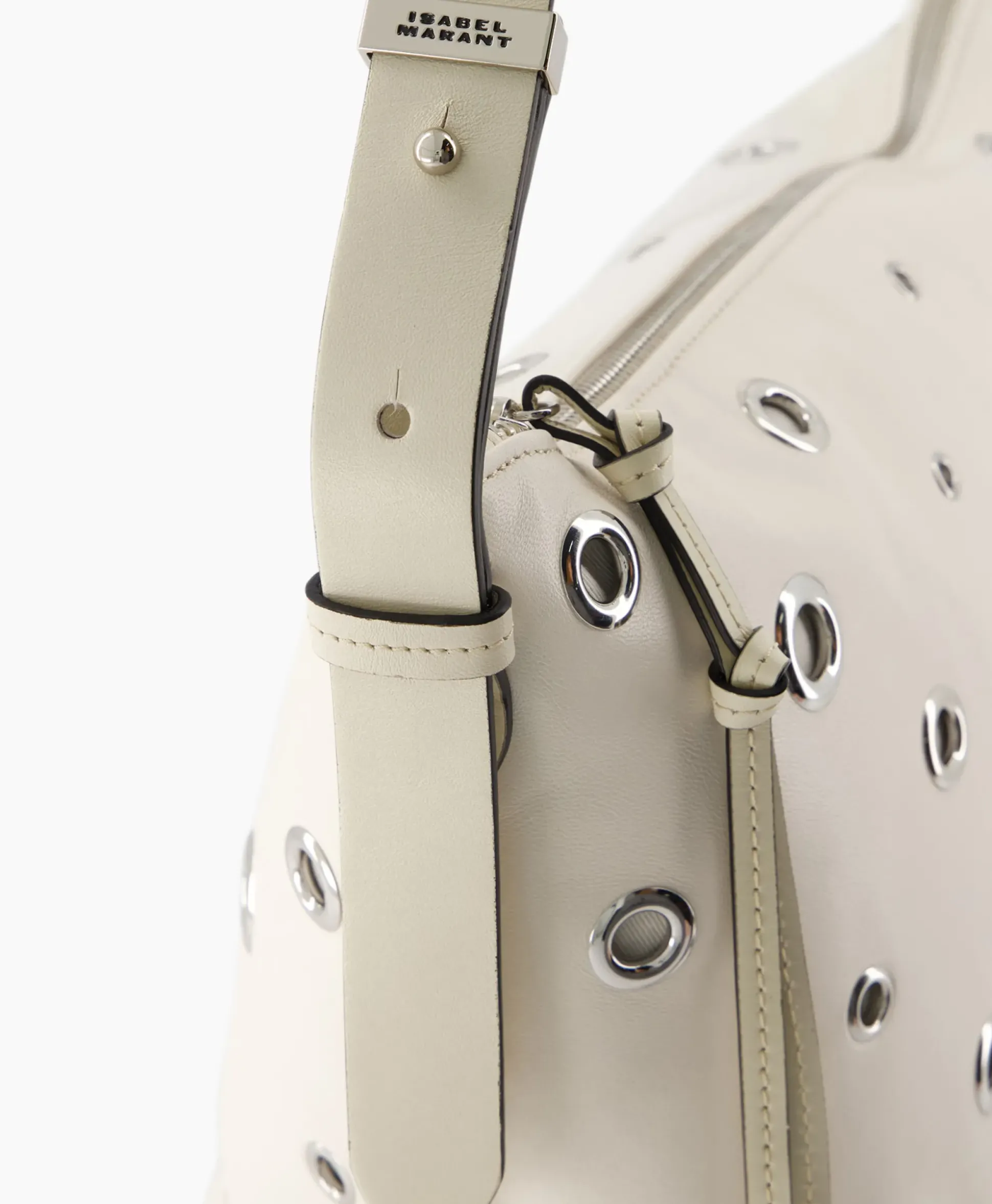 Isabel Marant Schouder / Hand Tas Leyden-Gd Ecru