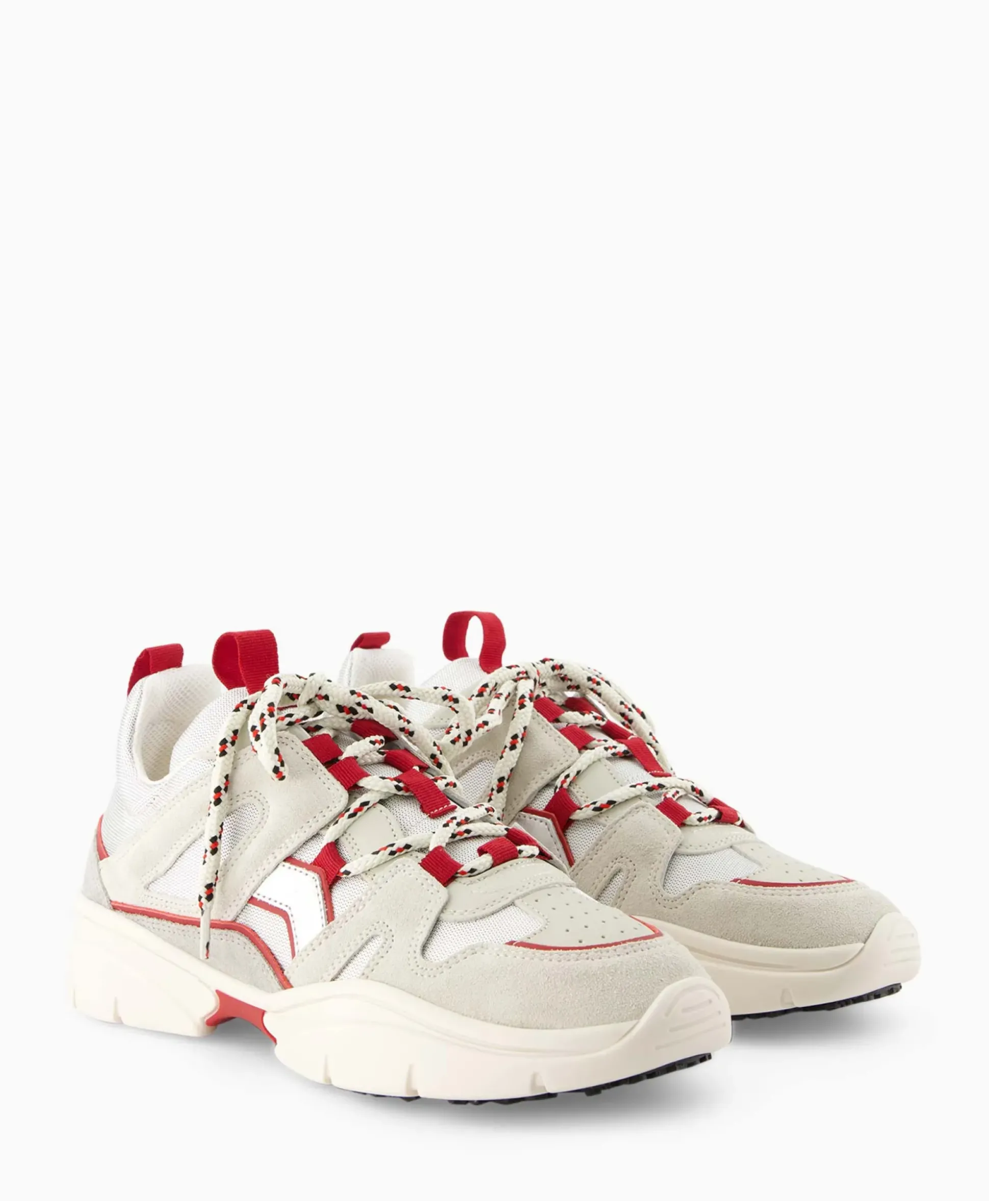 Isabel Marant Sneaker Kindsay-Ga Zilver