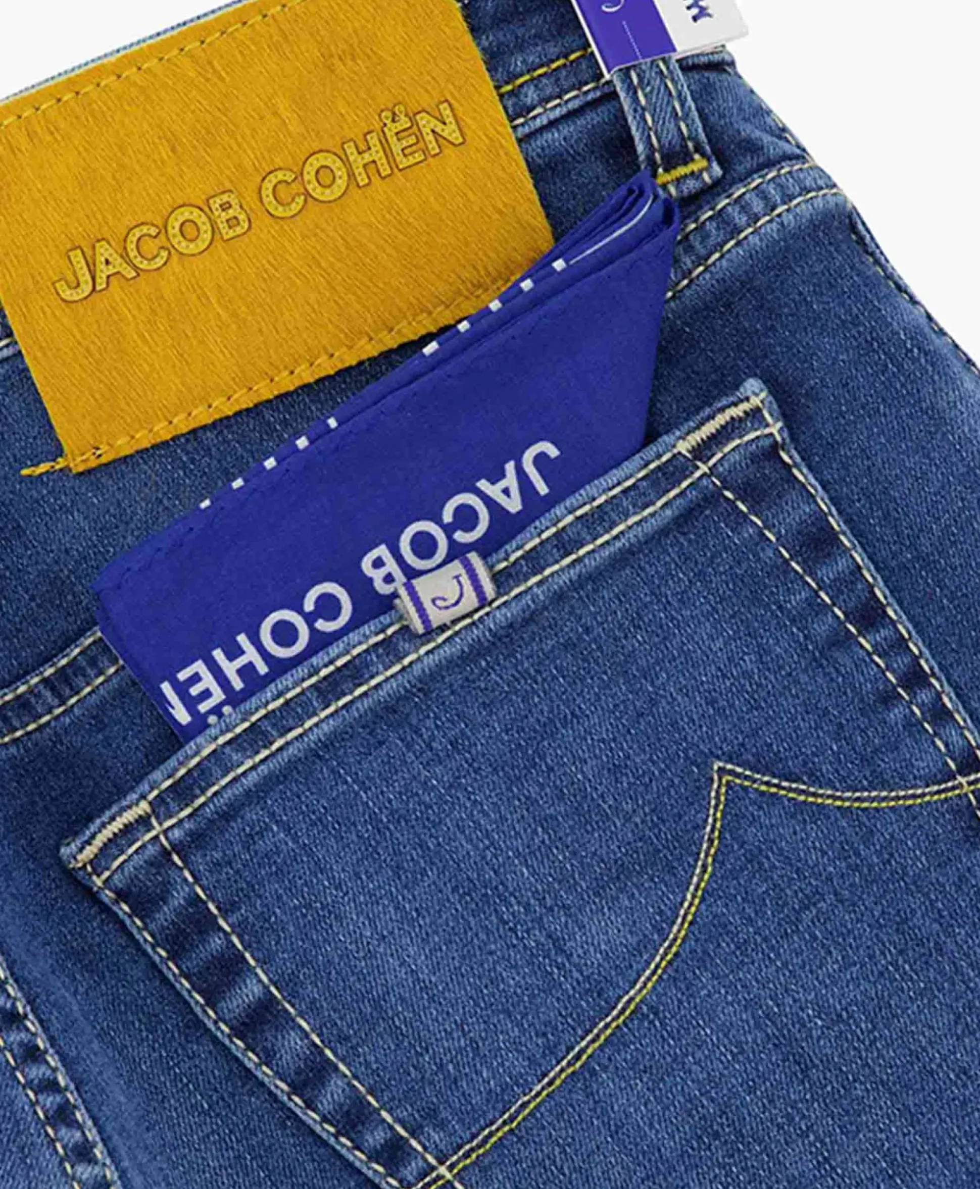 Jacob Cohen Jacob Cohen Jeans Pant 5 Pkt Slim Fit Bard Blauw