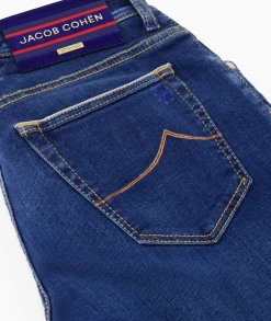 Jacob Cohen Jeans 5 Pkt Slim Fit Nick Ltd Blauw