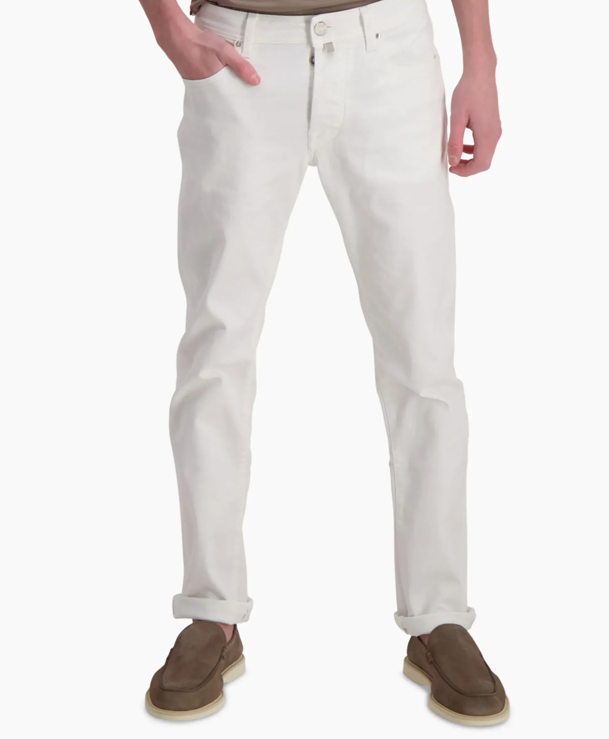 Jacob Cohen Jeans 5 Pkt Slim Fit Bard Wit