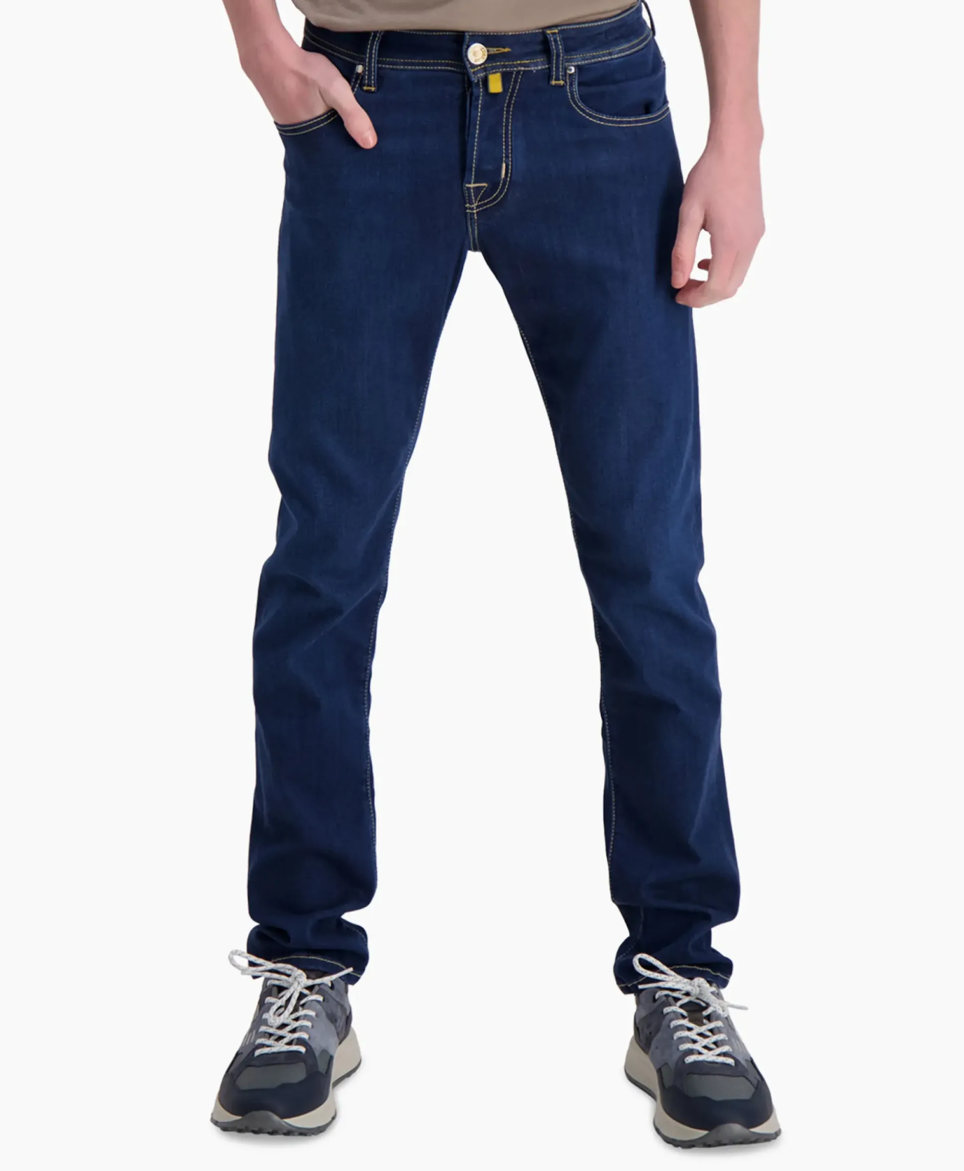 Jacob Cohen Jeans 5 Pkt Super Slim Fit Nick Midden Blauw