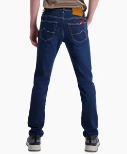 Jacob Cohen Jeans 5 Pkt Super Slim Fit Nick Midden Blauw