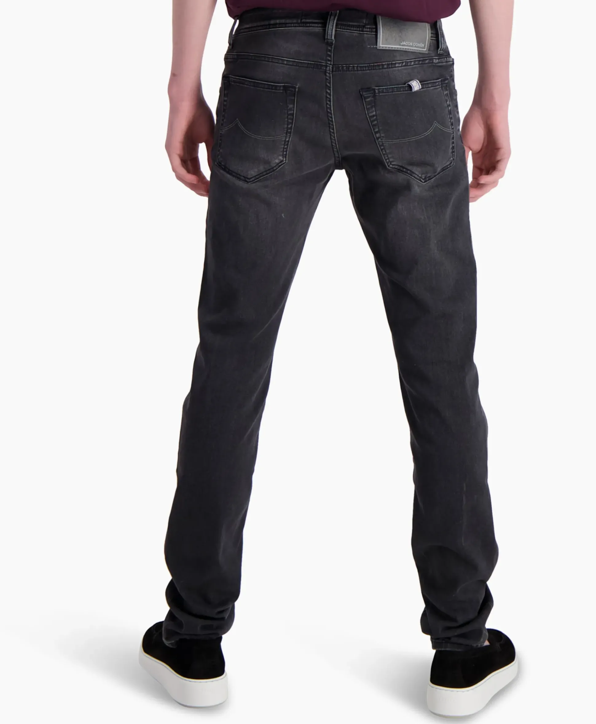 Jacob Cohen Jeans 5 Pkt Super Slim Fit Nick Donker Grijs