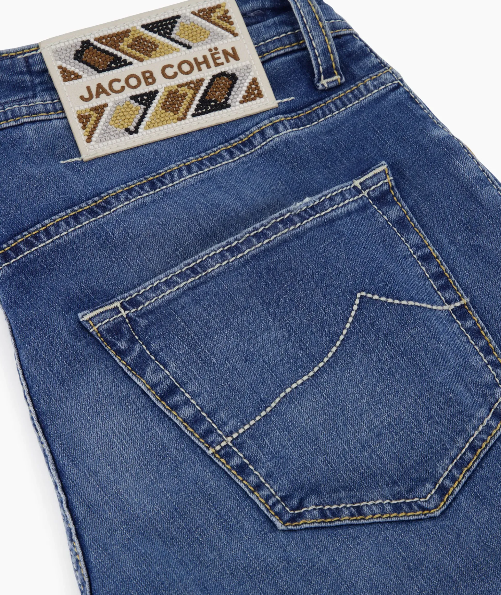 Jacob Cohen Jeans 5 Pkt Super Slim Fit Nick Donker Blauw