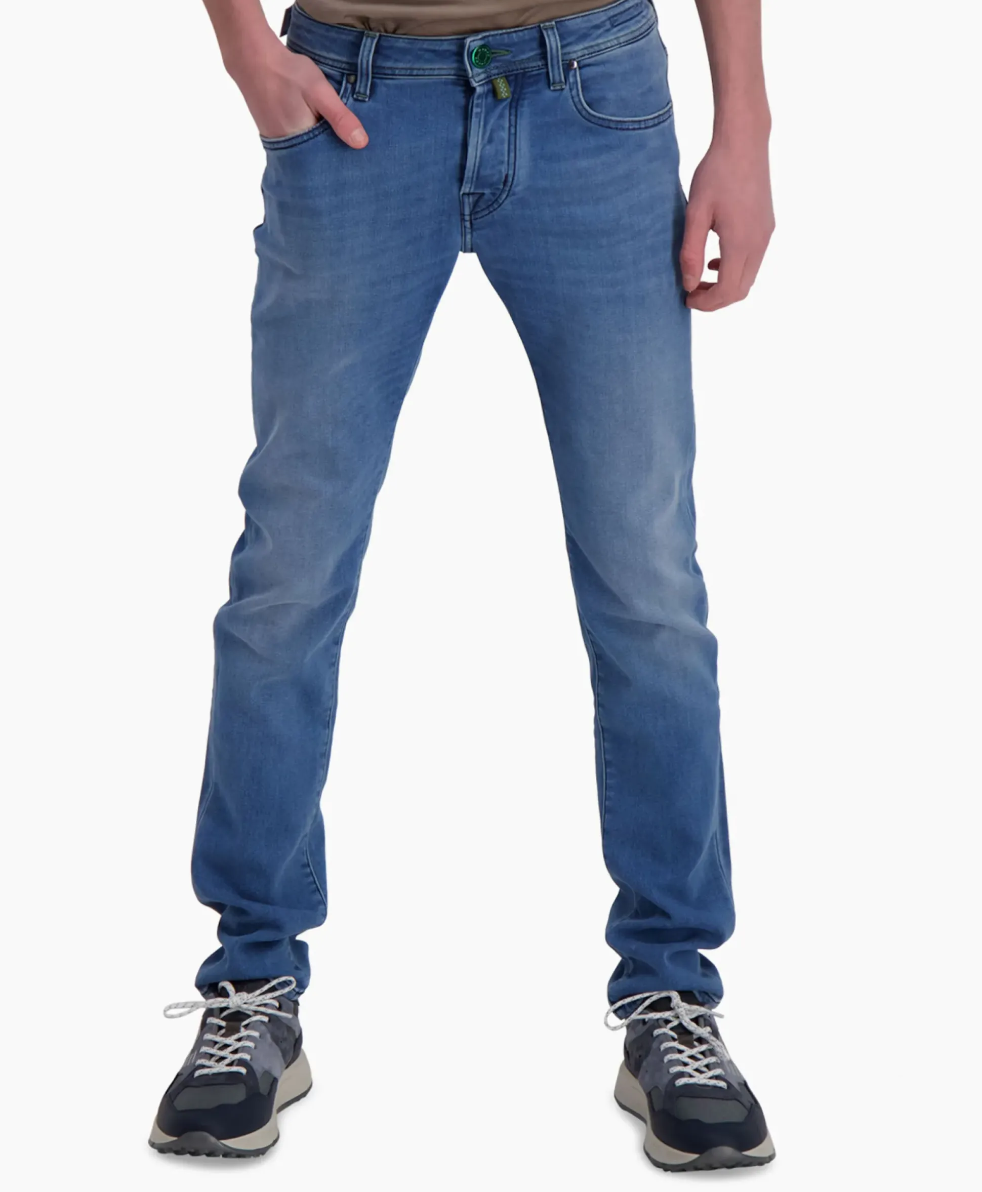 Jacob Cohen Jeans 5 Pkt Super Slim Fit Nick Donker Blauw