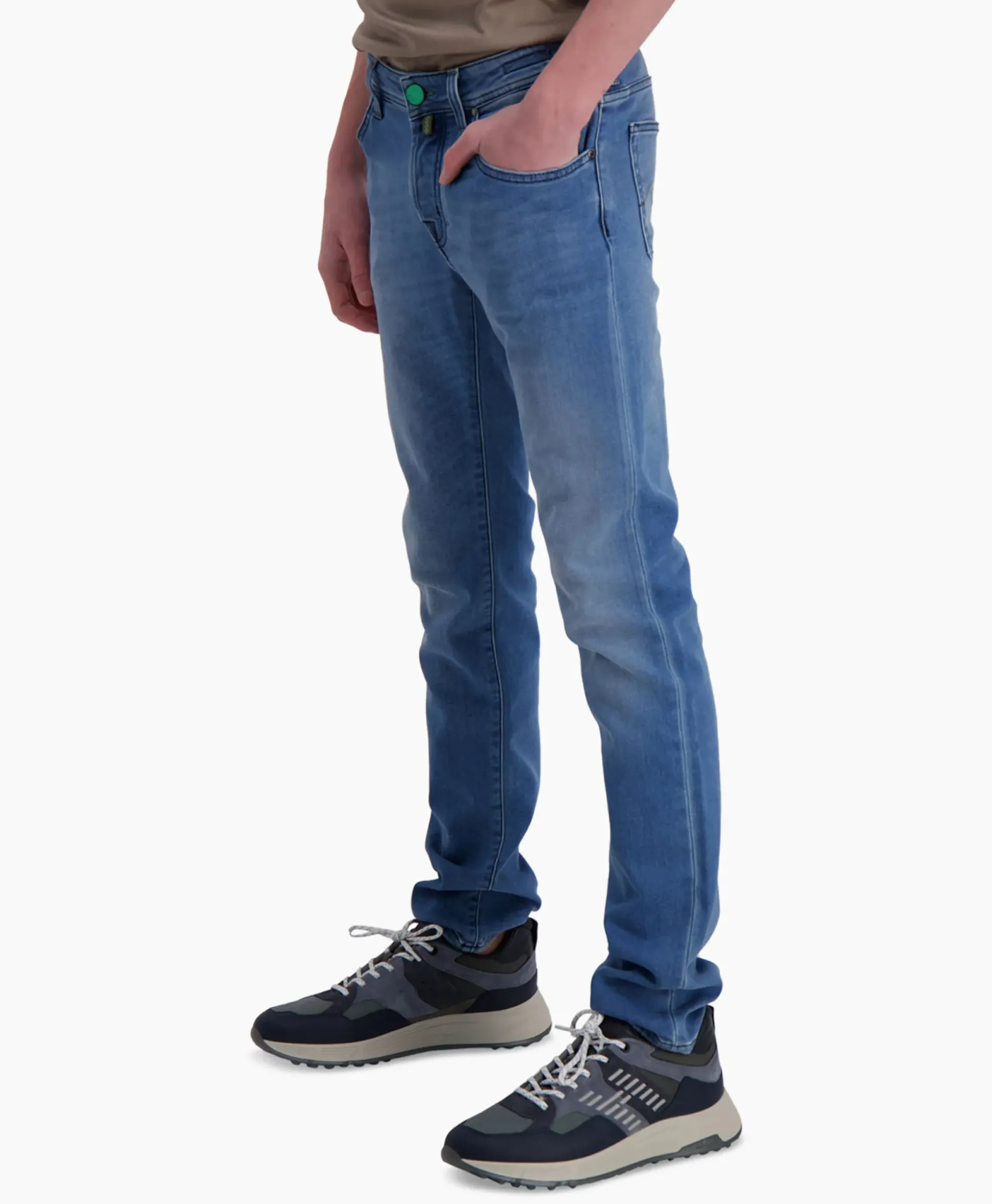 Jacob Cohen Jeans 5 Pkt Super Slim Fit Nick Donker Blauw