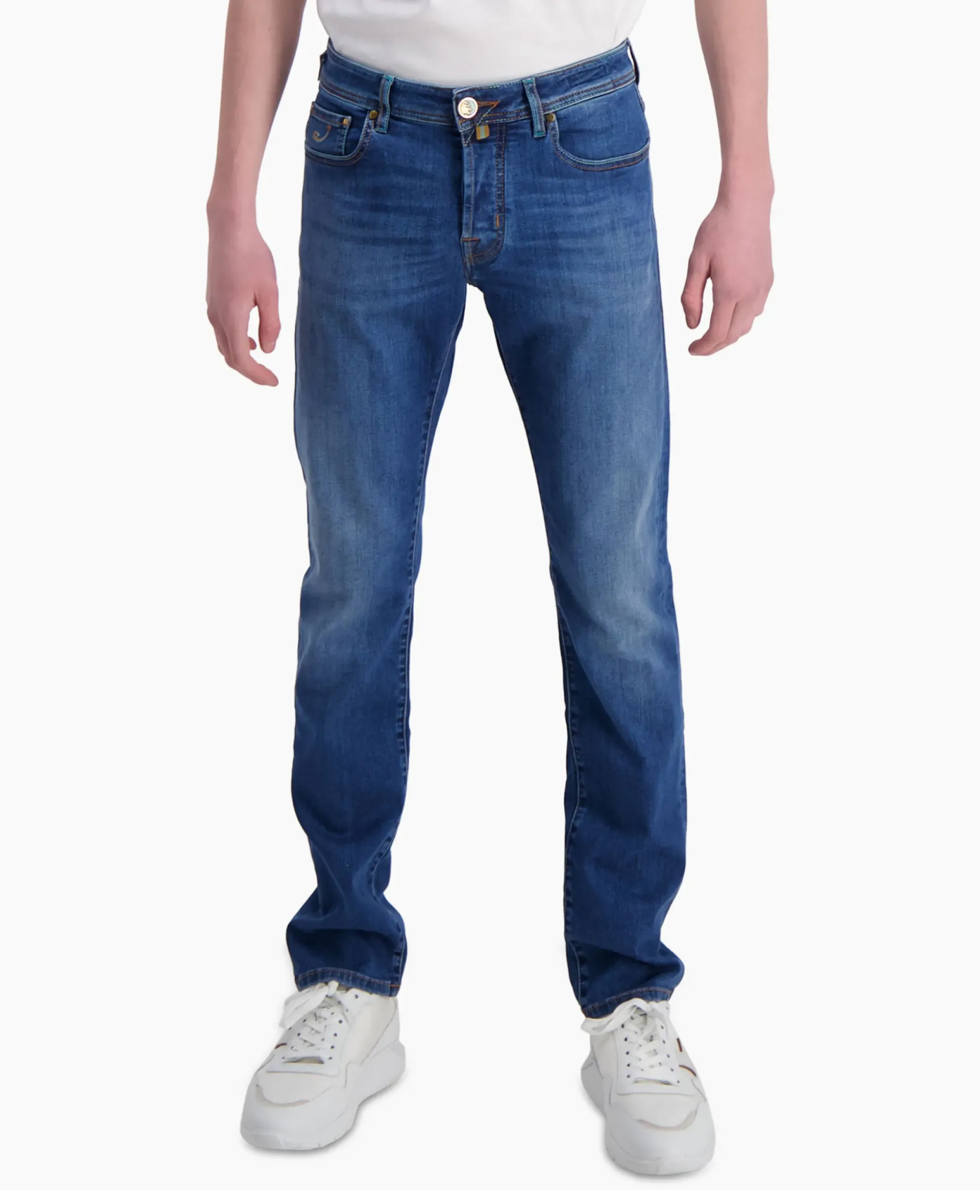Jacob Cohen Jeans Slim Fit Bard Blauw