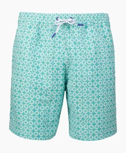 Jacob Cohen Zwembroek Circles Print Groen