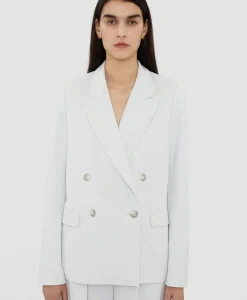 Joseph Blazer Jaden Jacket Comfort Cady Off White