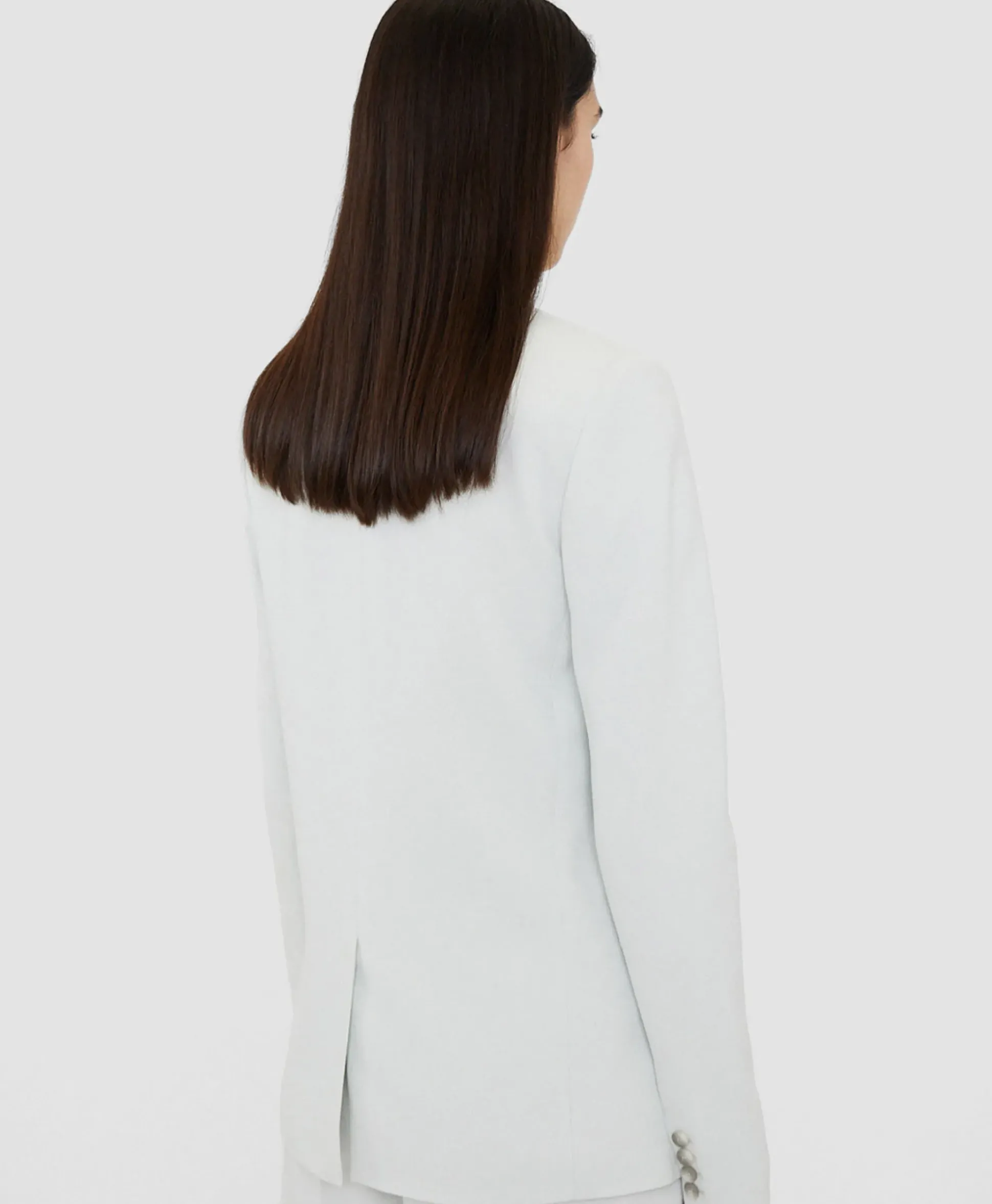 Joseph Blazer Jaden Jacket Comfort Cady Off White