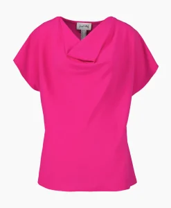 Joseph Ribkoff Top Korte Mouwen Rose
