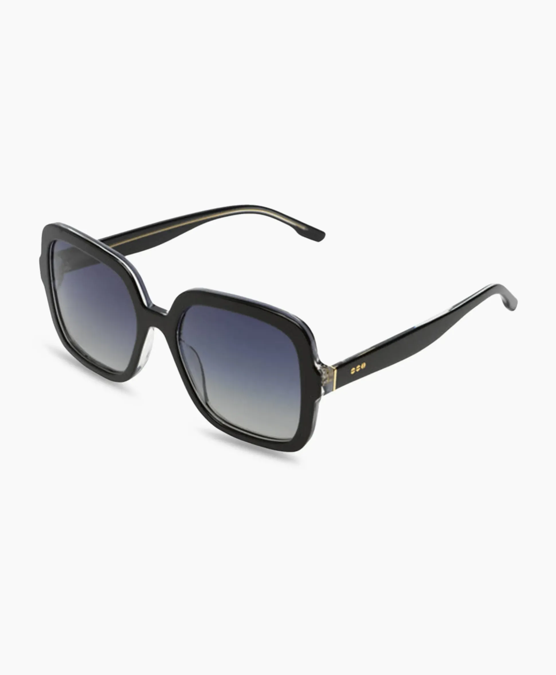 Komono Zonnebril Miley Black Clear White Gold Goud