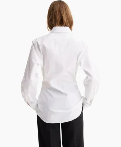 Les Coyotes De Paris Blouse Shaped Poplin Wit