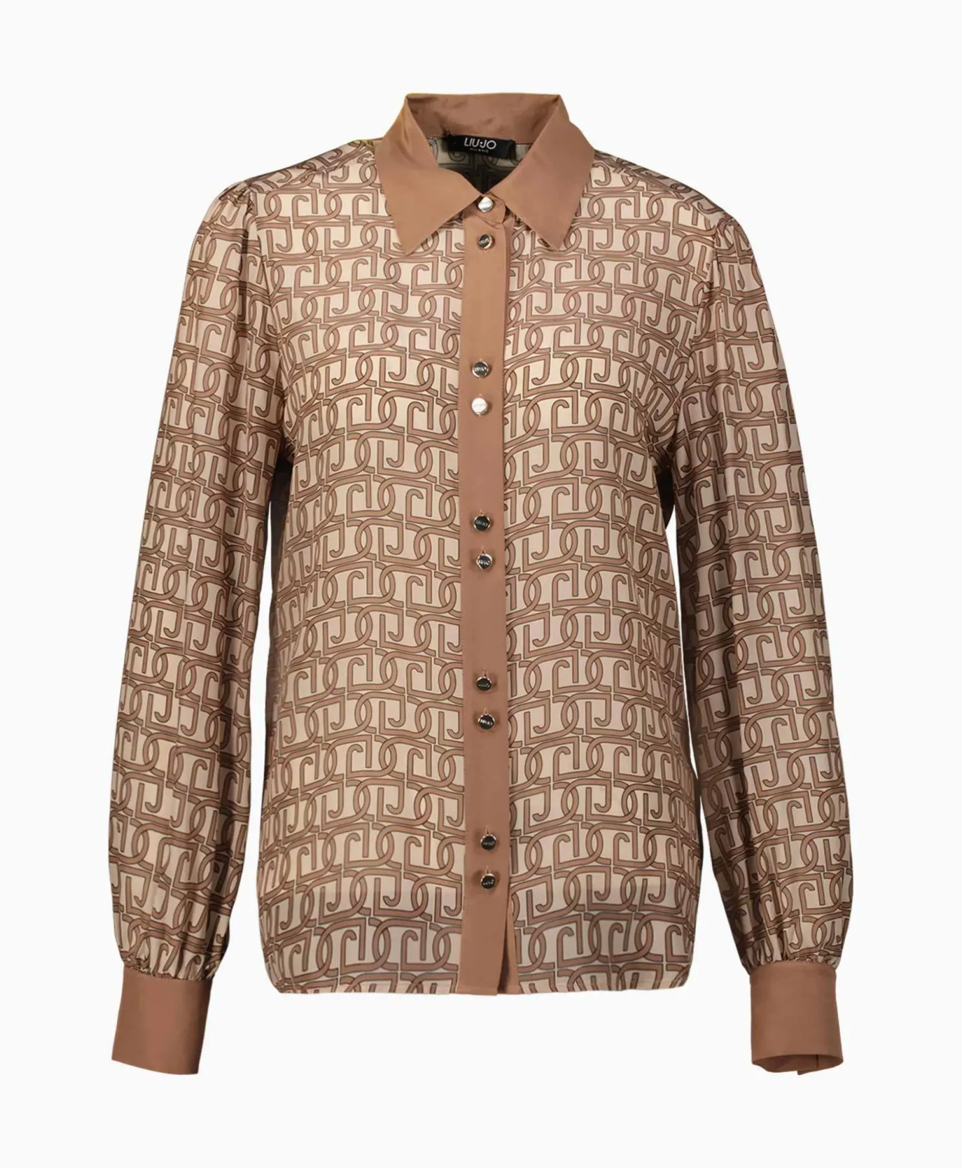 Liu Jo Blouse Camica Monogram Zand