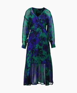 Liu Jo Maxi Jurk Scollo A V Blauw