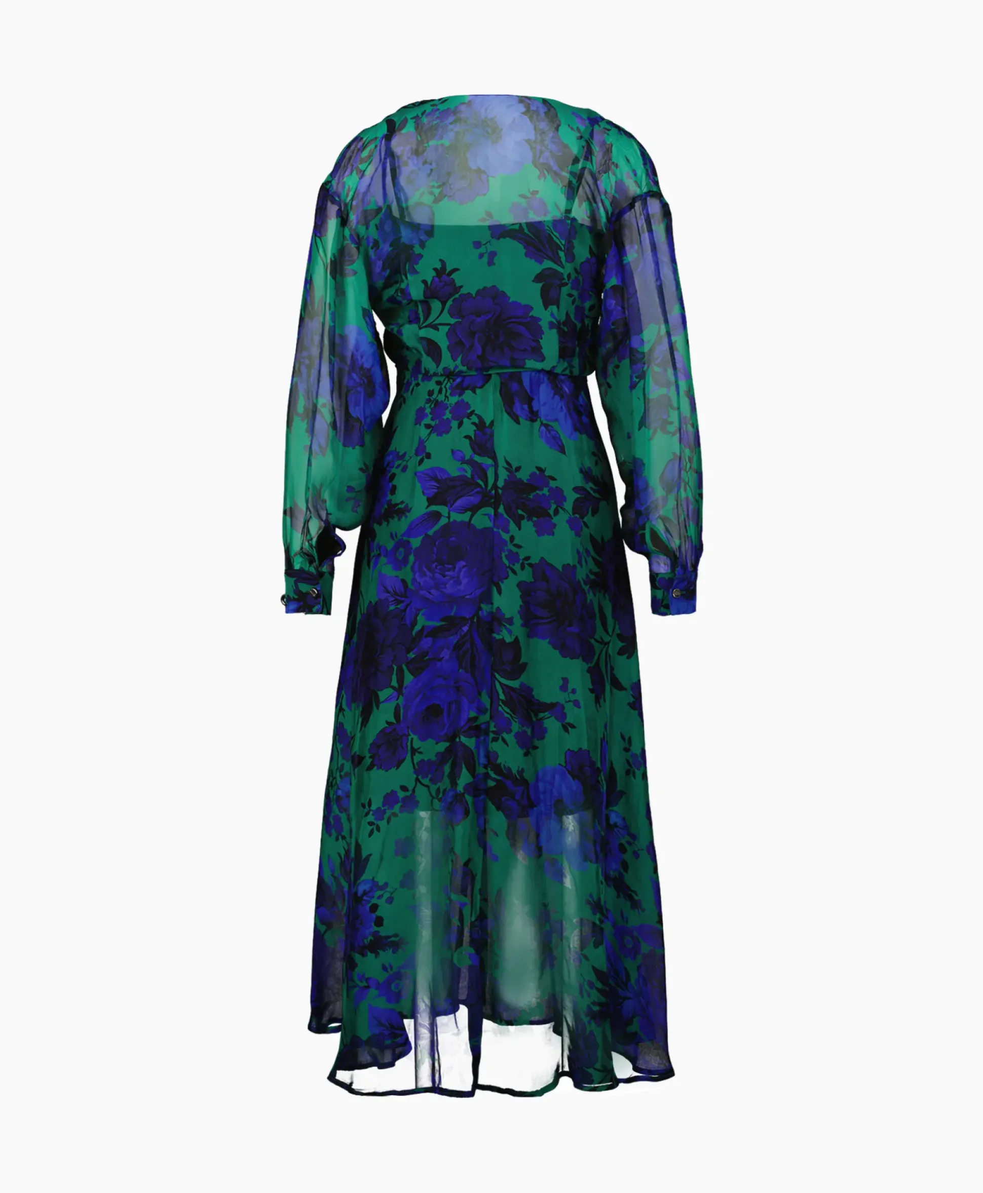 Liu Jo Maxi Jurk Scollo A V Blauw