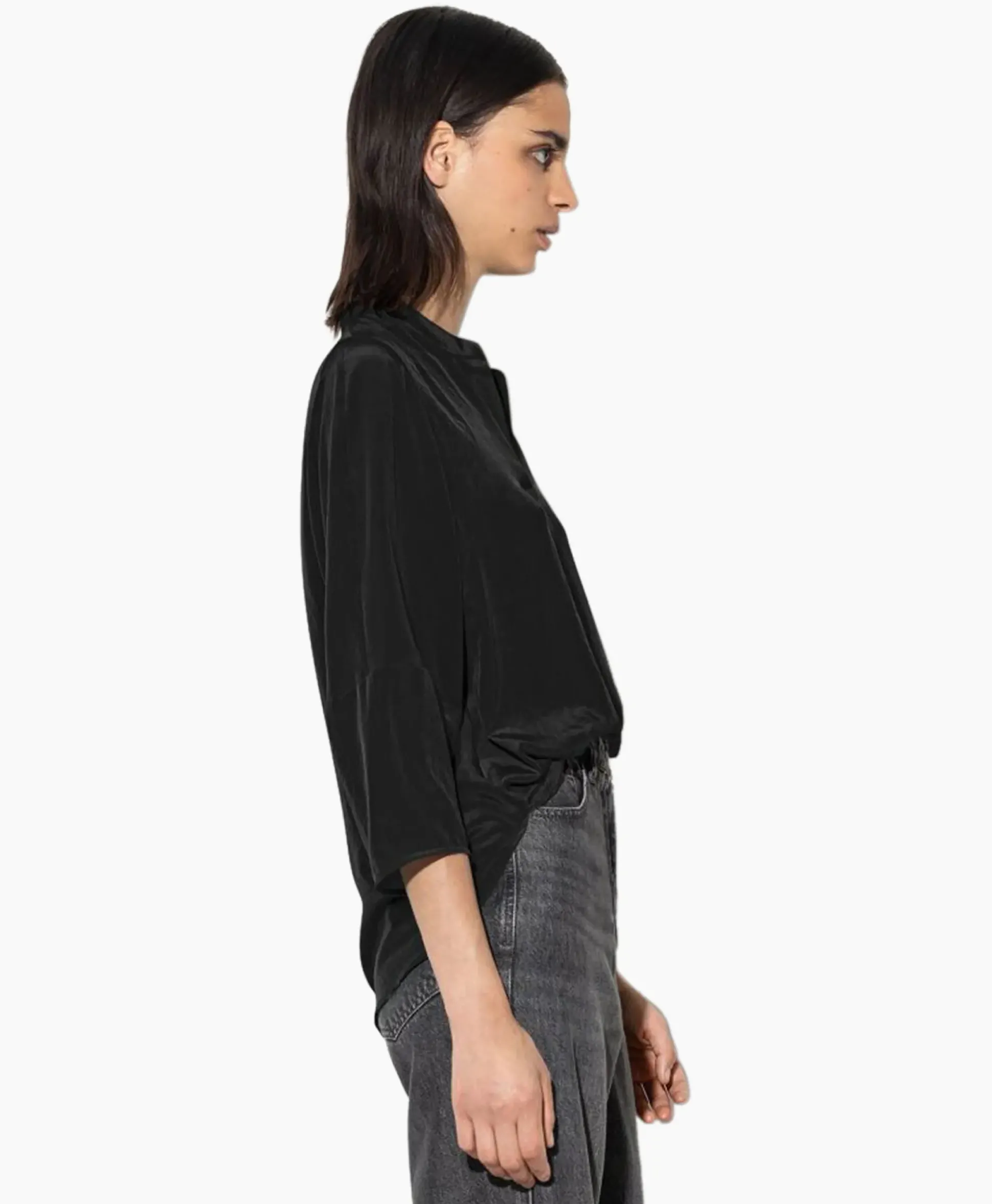 Luisa Cerano Blouse 298445/3597-0 Zwart Dessin