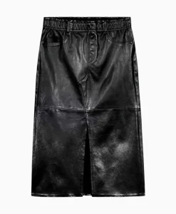 Luisa Cerano Midi Rok 598226/9806-0 Zwart Dessin