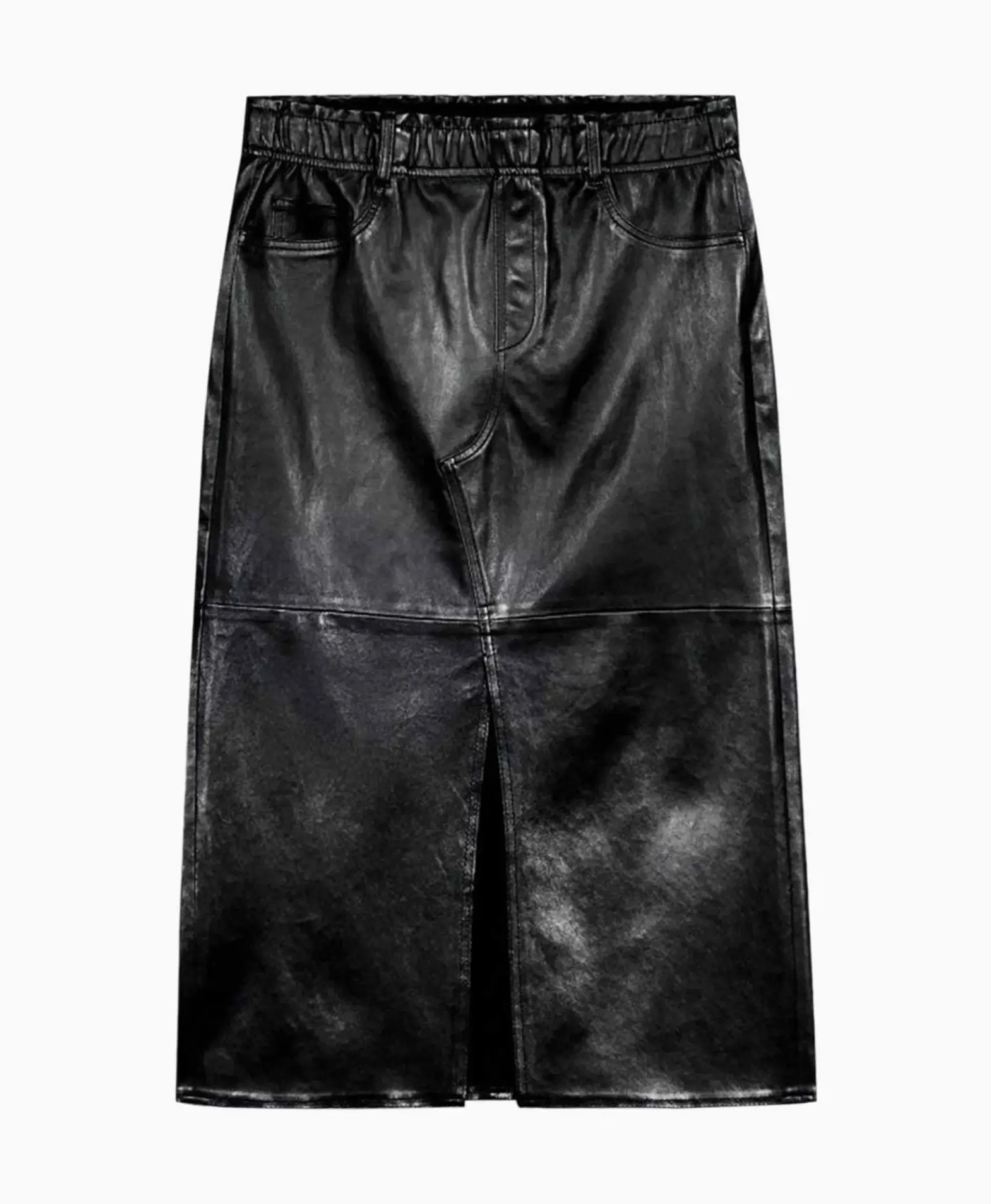 Luisa Cerano Midi Rok 598226/9806-0 Zwart Dessin