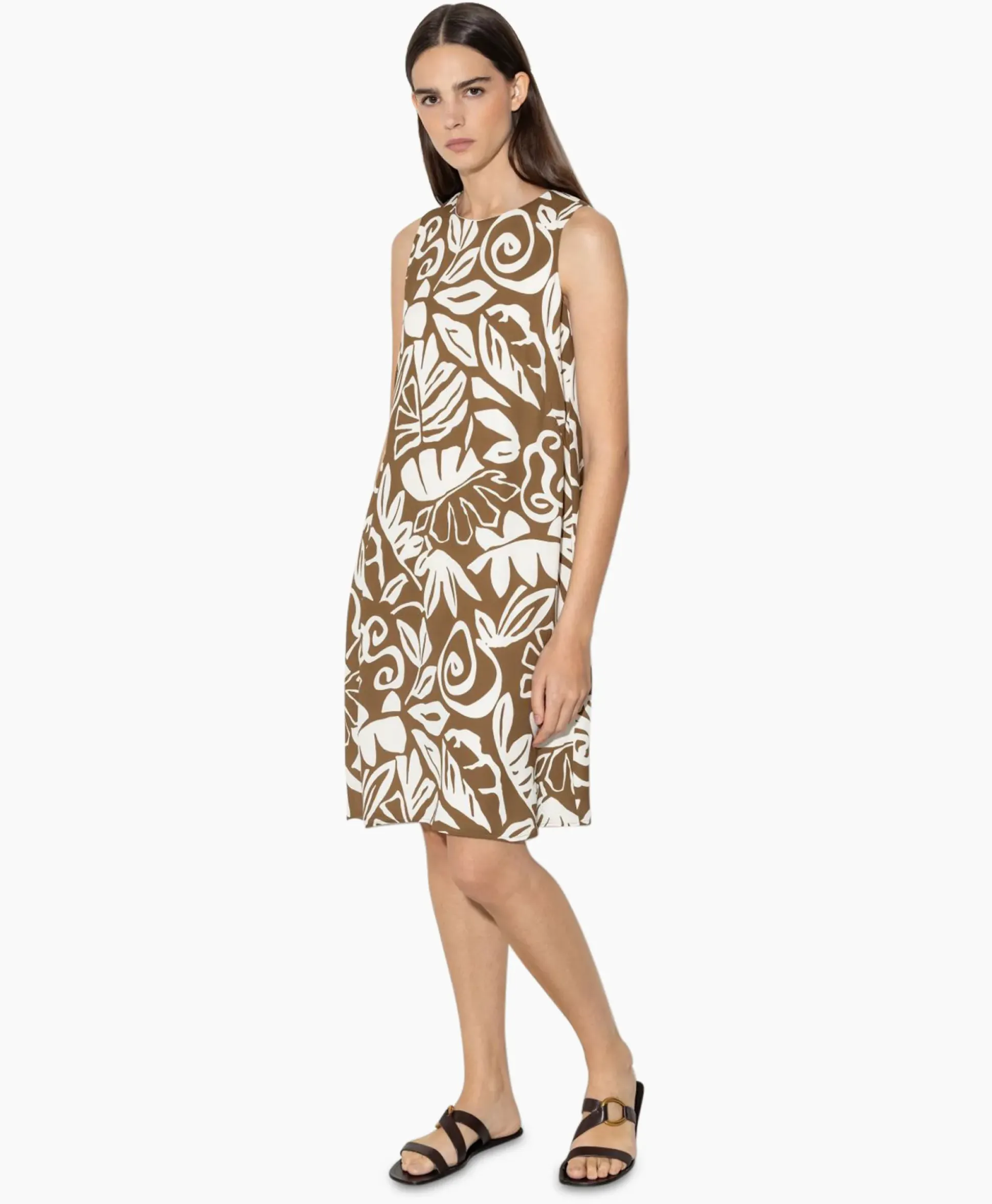 Luisa Cerano Mini Jurk 798496/3630-0 Bruin