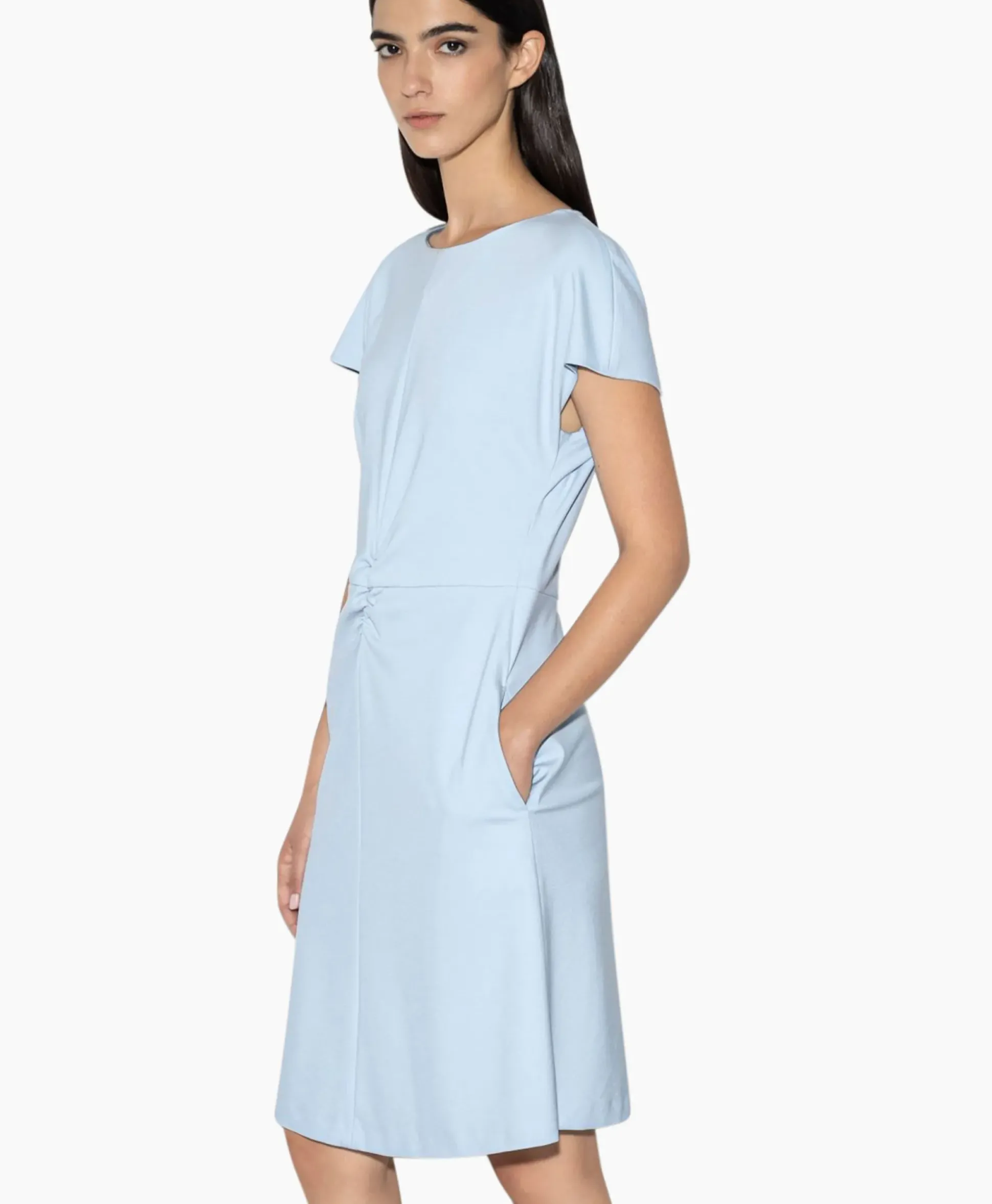 Luisa Cerano Mini Jurk 798470/3289-0 Licht Blauw