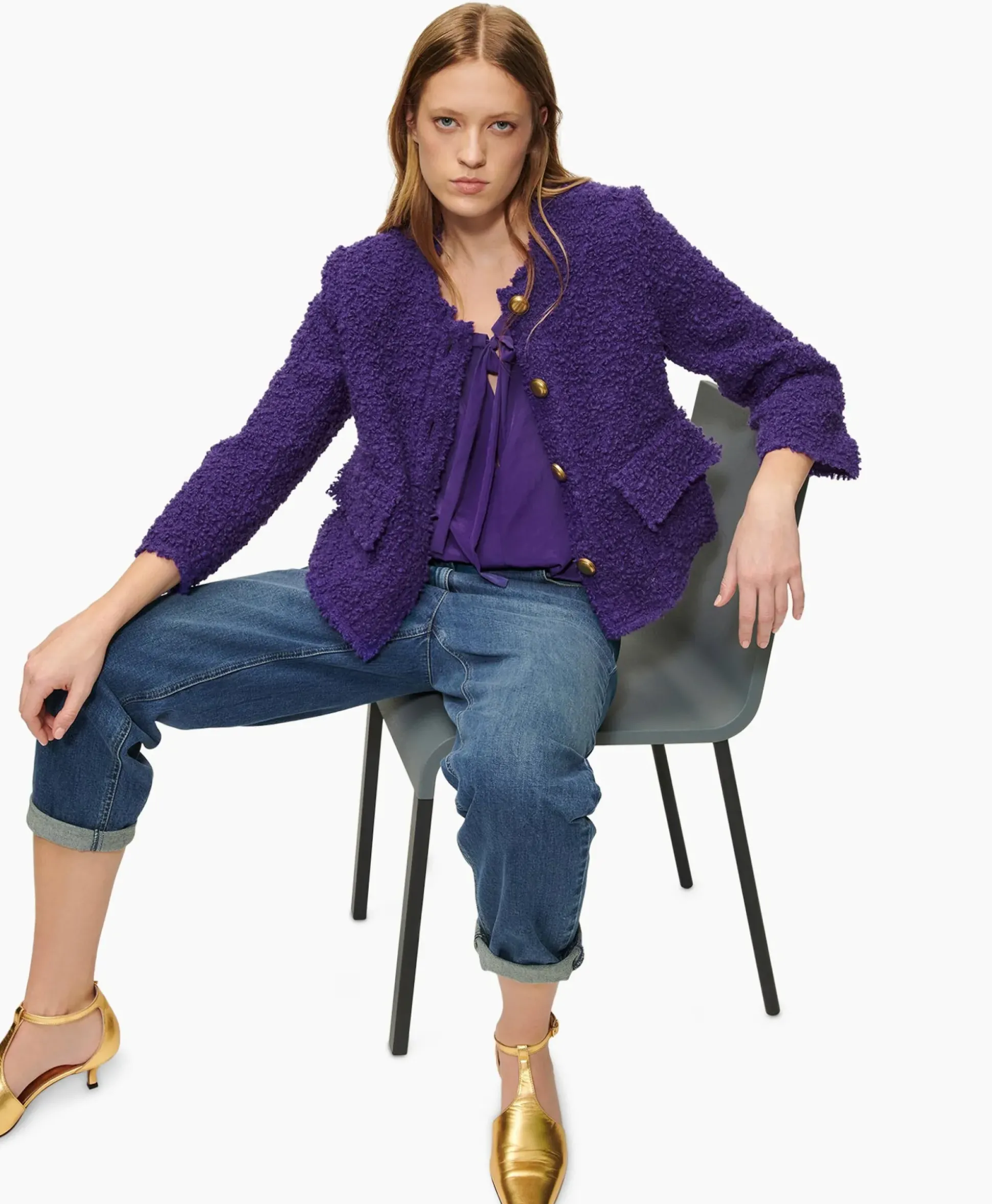 Luisa Cerano Sweater 488359/3524-0 Paars