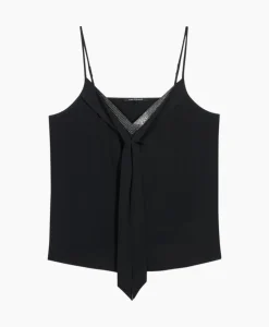 Luisa Cerano Top 398111/2179-0 Zwart Dessin