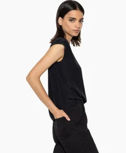 Luisa Cerano Top 298441/3597-0 Zwart Dessin