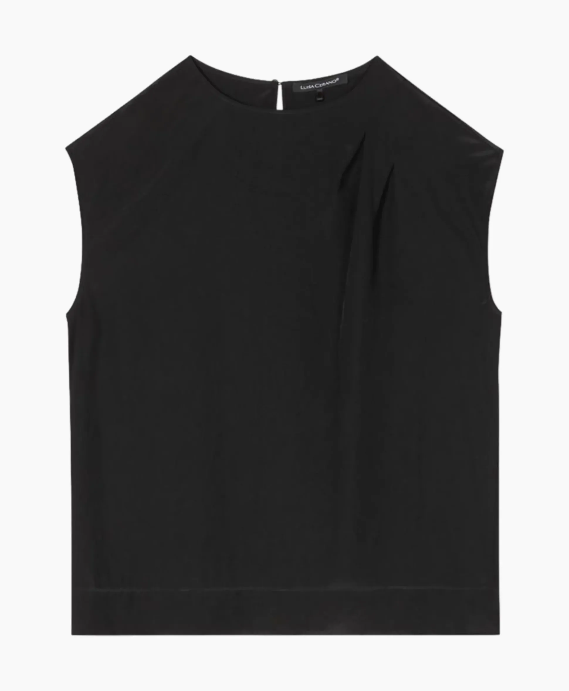Luisa Cerano Top 298441/3597-0 Zwart Dessin
