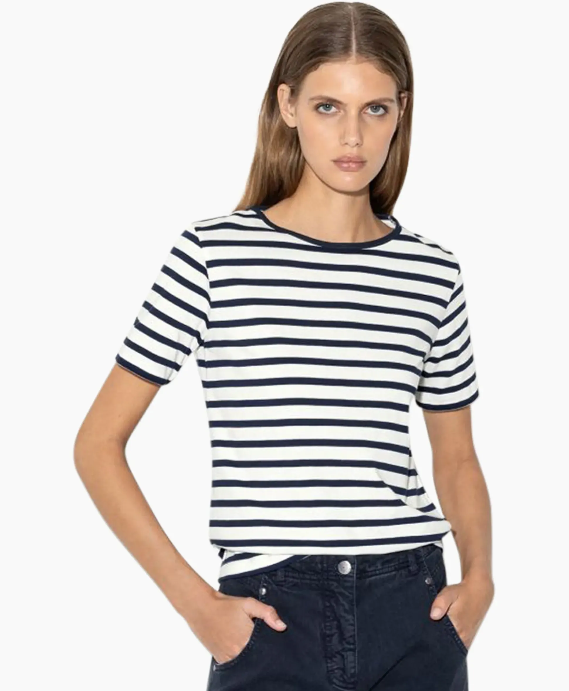 Luisa Cerano T-Shirt Korte Mouw 398145/7800-0 Off White