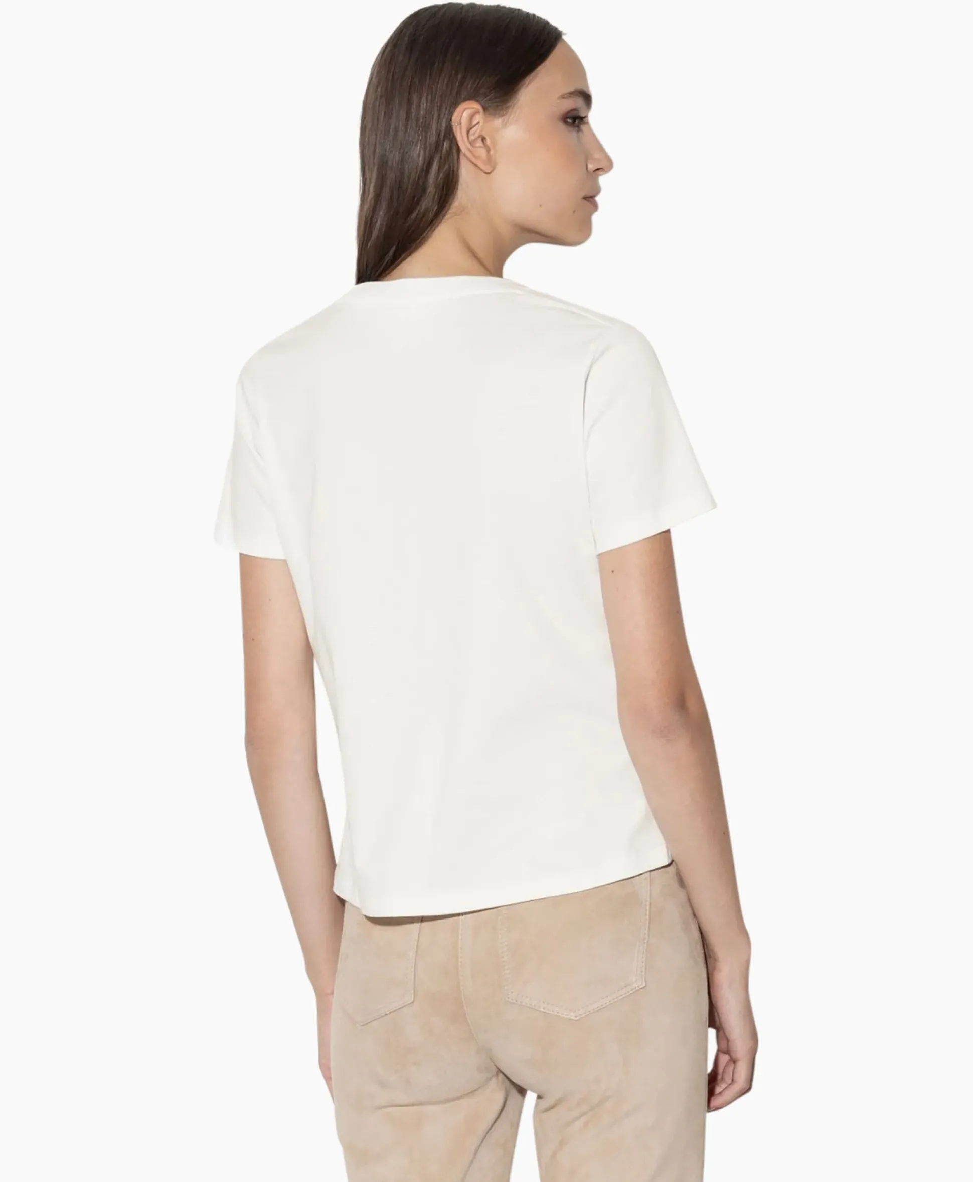 Luisa Cerano T-Shirt Korte Mouw 398113/7799-0 Off White
