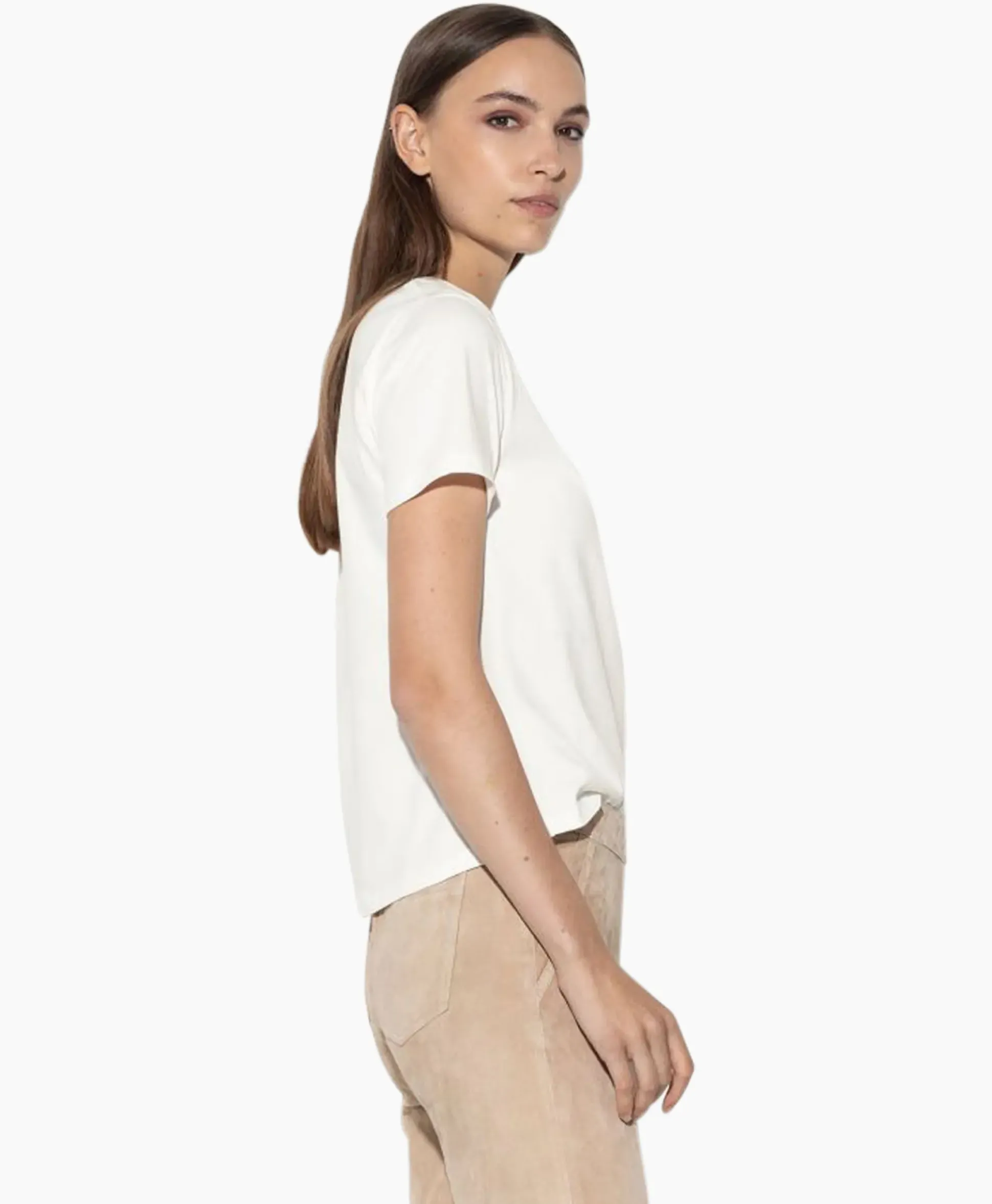 Luisa Cerano T-Shirt Korte Mouw 398113/7799-0 Off White