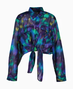 Marant Etoile Blouse Nath-Gb Blauw